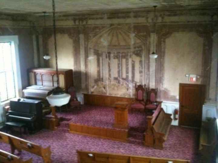 c. 1860 Church Sharon Springs, NY Old House Dreams