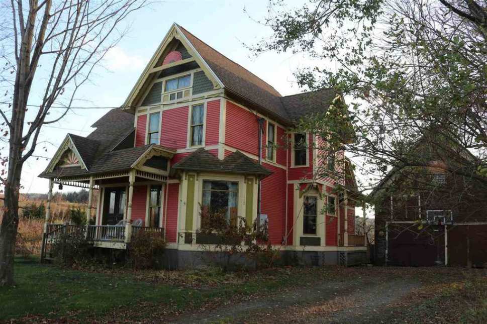 c. 1880 Stick Victorian East Berkshire, VT (David S. Hopkins) Old
