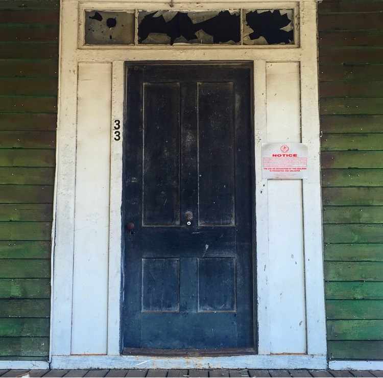 C 1840 Greek Revival Griffin Ga Lost By Fire Old House Dreams Handle With The Porcelain Knob Is An Eastlake Style Doorbell Located In Central Rail Of Front Door