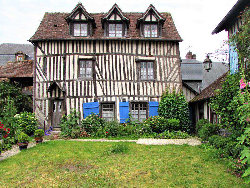 half timbered houses normandy