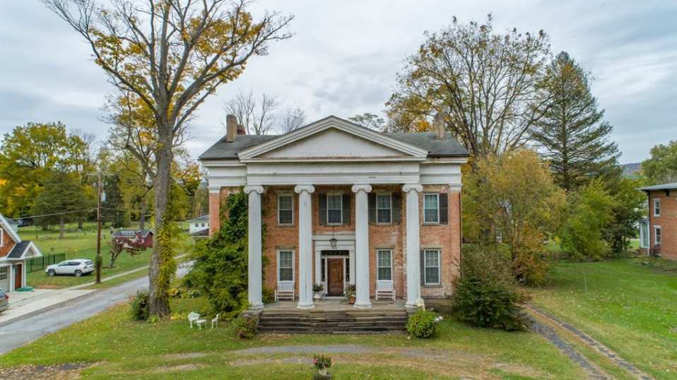 1841 Greek Revival in Athens, PA Old House Dreams
